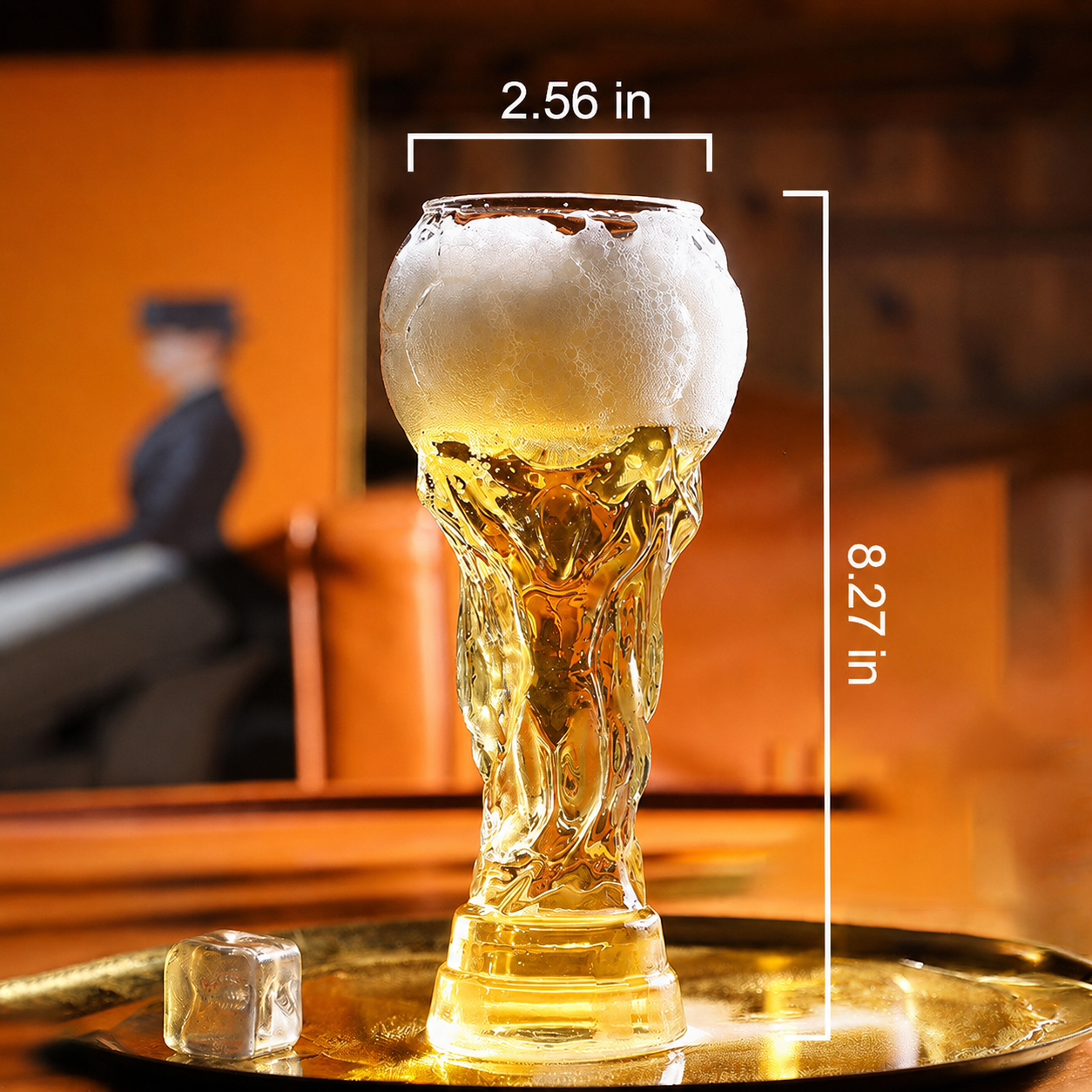 World Cup Trophy Beer Glass – Perfect for Game Day & Football Parties