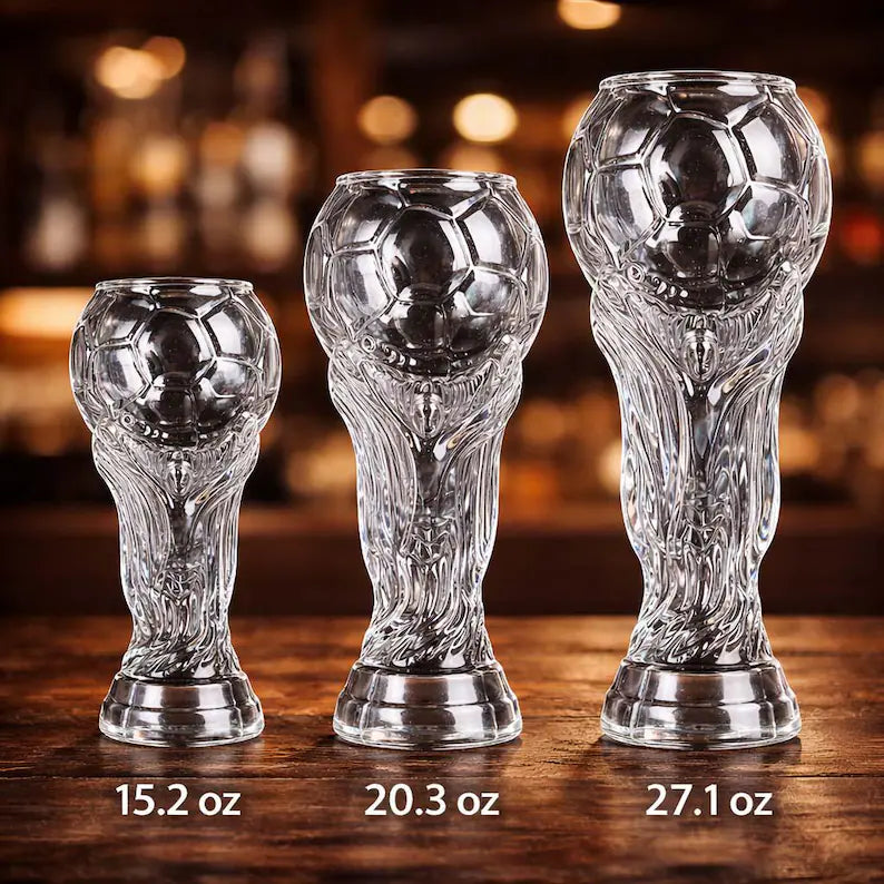 World Cup Trophy Beer Glass – Perfect for Game Day & Football Parties