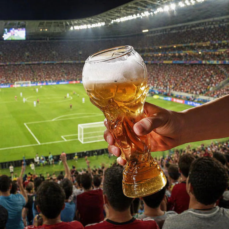 World Cup Trophy Beer Glass – Perfect for Game Day & Football Parties