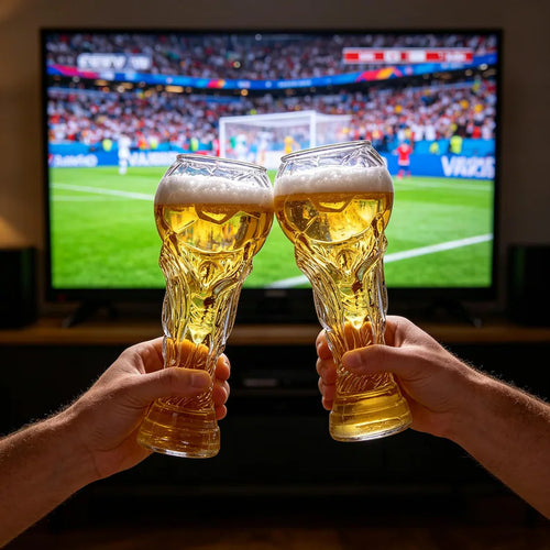 10-Pack 20.3 oz World Cup Trophy Beer Glass